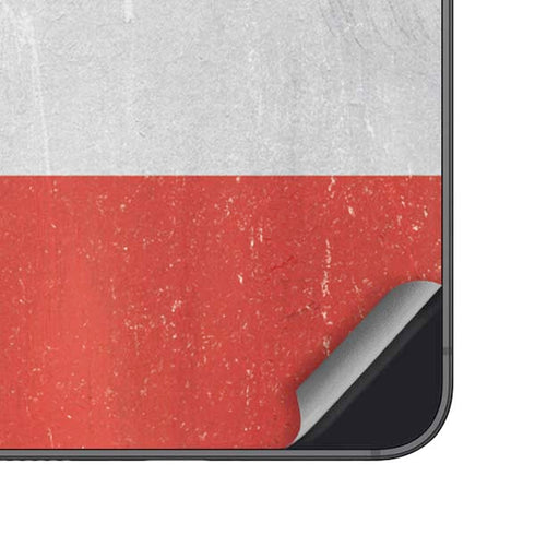 Italy Flag Distressed Galaxy S24 Plus Skin